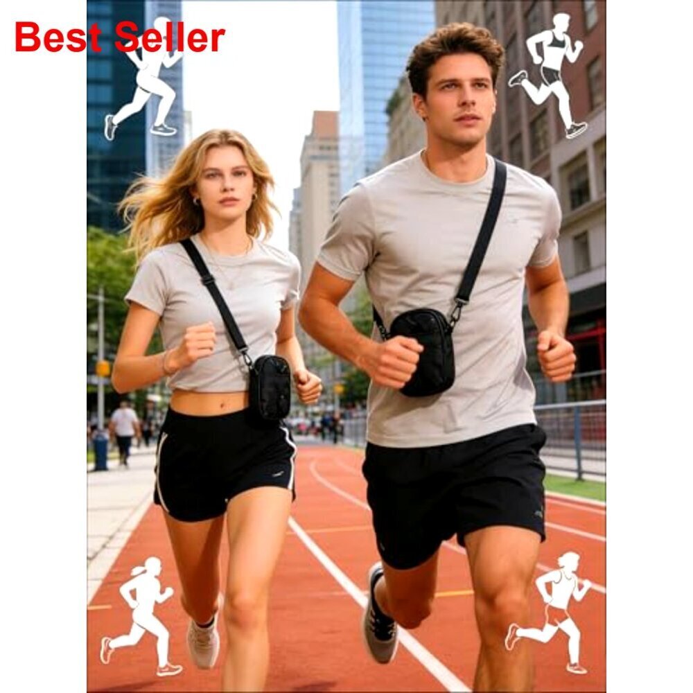 Unisex Mini Crossbody Sling Bag for Phone, Lightweight EDC Bag - Picture 7 of 7